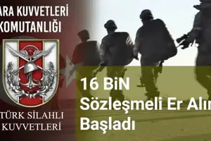 SÖZLEŞMELİ ER ALIMI BAŞLADI