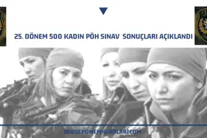 25. DÖNEM 500 KADIN PÖH ALIMI SONUÇLARI AÇIKLANDI