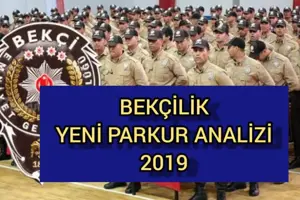 BEKÇİLİK YENİ PARKUR ANALİZİ 2019