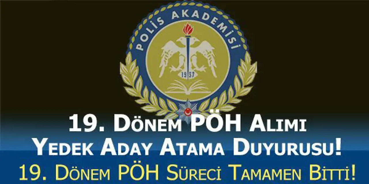 Polis Akademisi Başkanlığı 19.Dönem Özel Harekat 4. Yedek Yerleştirme Sonuçları Açıklandı